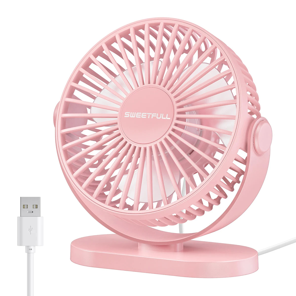 KIMLUD, Mini USB Desktop Fan Portable Hook up Fan Desktop Office USB Quiet Cooling Fans Three Speed Adjustment Suitable For Home Office, KIMLUD Womens Clothes