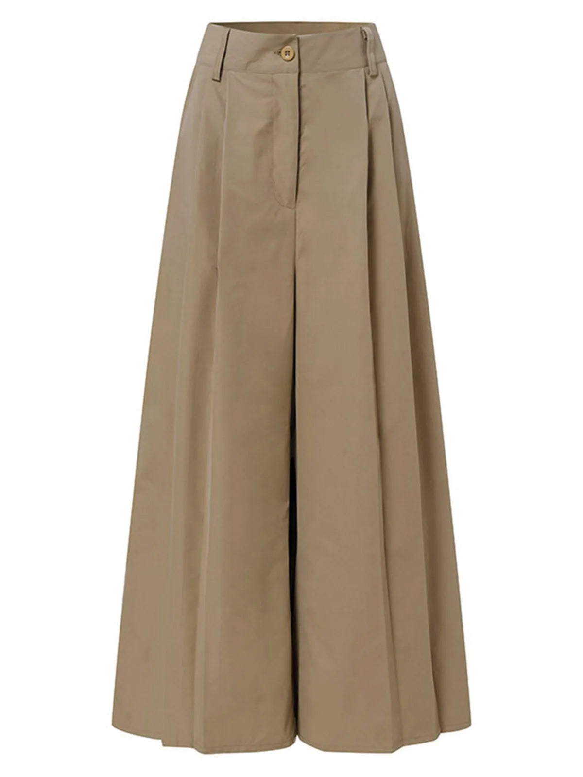 Plus Size 5XL VONDA Elegant Women Wide Leg Pants 2024 Casual Solid Color Long Trousers Loose Pockets Fashion High Waist Pantalon