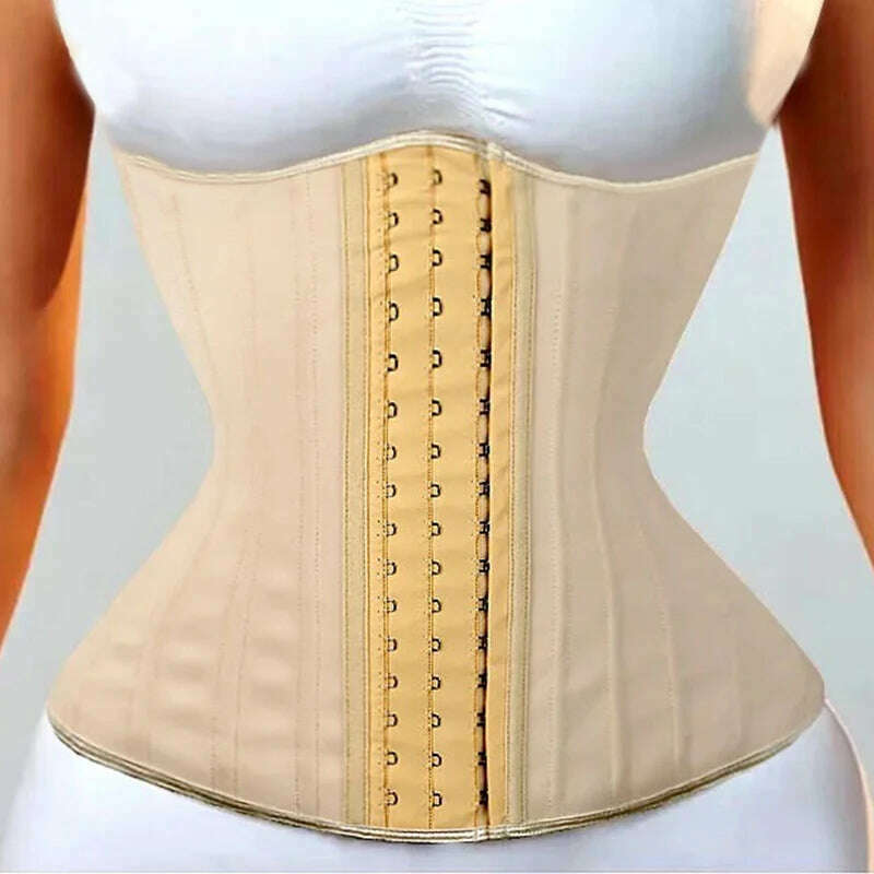 KIMLUD, AfruliA High Compression Body Shaper for Waist Trainer Corset Modeling Belt Tank Top Tummy Control Vest Fajas Colombianas Girdle, B-Apricot Vest 1 / XS, KIMLUD APPAREL - Womens Clothes