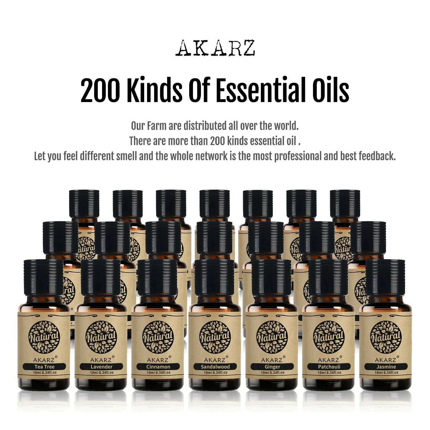 AKARZ Musk Essential Oil Natural Aromatherapy Relieve The Nerve Balance Mood body face care Musk Oil - KIMLUD