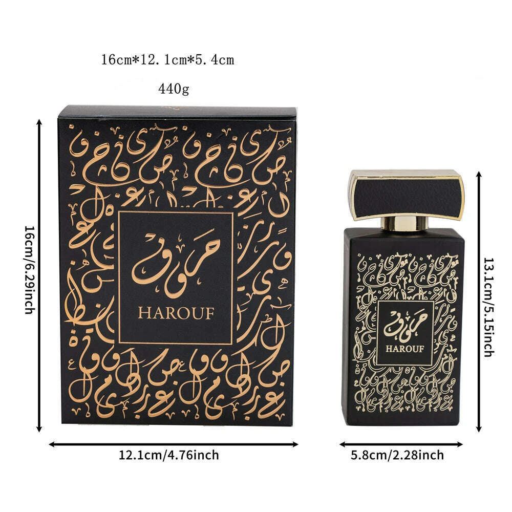 KIMLUD, Arabic Style 2024 Women Lasting Fragrance Body Spray Perfume Floral Scent Pheromone Eau De Parfum Men Cologne 100ml Parfumeur, black, KIMLUD APPAREL - Womens Clothes