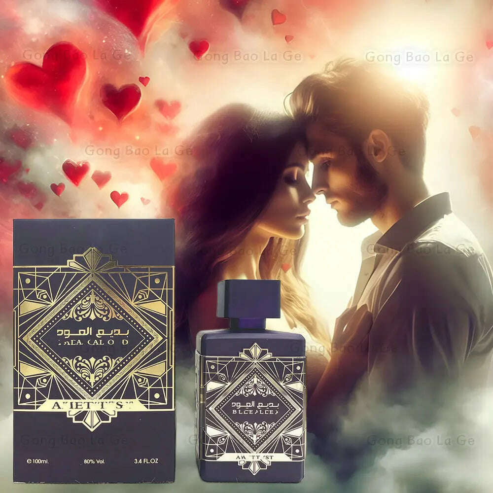 Arabic Style Women Perfume 100ml Lasting Fragrance Body Spray Plant Floral Scent Pheromone Eau De Parfum Cologne Men Fragrancy - KIMLUD