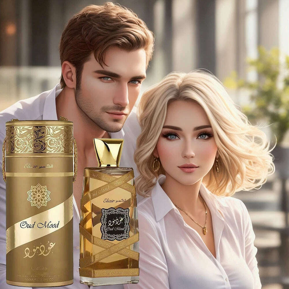 Arabic Style Women Perfume Lasting Fragrance Body Spray Plant Floral Scent Pheromone Eau De Parfum Cologne Men 100ml Toilette - KIMLUD