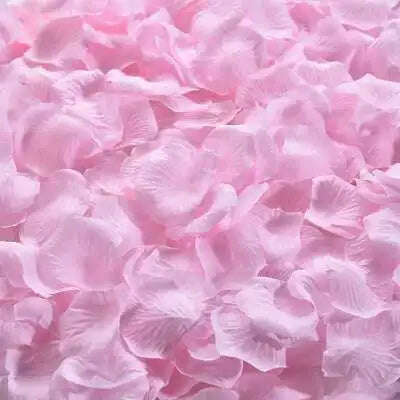 KIMLUD, Artificial Wedding Rose Petals Romantic Silk Petals Flower Petals Valentine Day Wedding Marriage Party Rose Leaves Decoration, light pink / 1000pcs, KIMLUD Womens Clothes