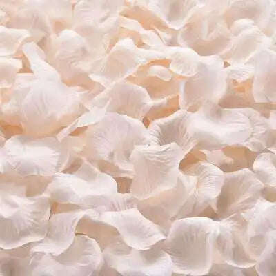 Artificial Wedding Rose Petals Romantic Silk Petals Flower Petals Valentine Day Wedding Marriage Party Rose Leaves Decoration - KIMLUD