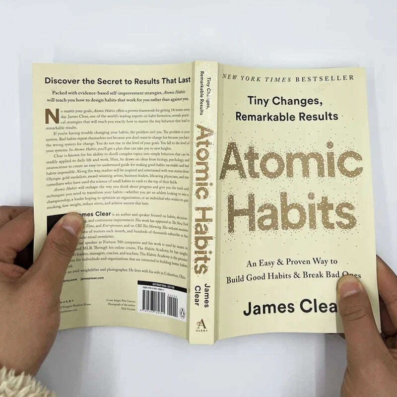 KIMLUD, Atomic Habits By James Clear An Easy & Proven Way to Build Good Habits & Break Bad Ones Self-management Self-improvement Books, KIMLUD Womens Clothes