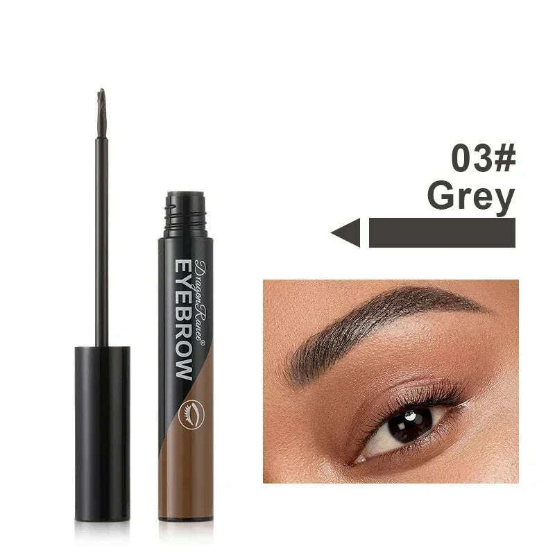 Black Brown Peel-off Eyebrow Gel Tint Makeup Waterproof Lasting Eye Brow Enhancers Liquid Gel Tear Wear Easy Natural Brow Tattoo - KIMLUD