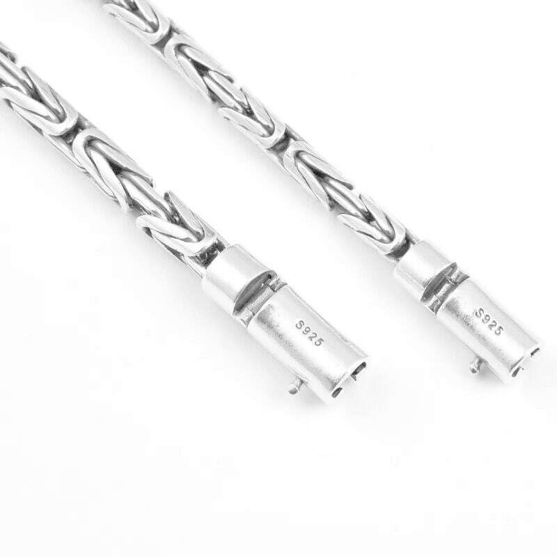 KIMLUD, BOCAI New Solid 100% S925 Pure Silver Bracelet for Woman and Man Handmade  Peace Pattern Trendy Jewelry Free Shipping, KIMLUD Womens Clothes