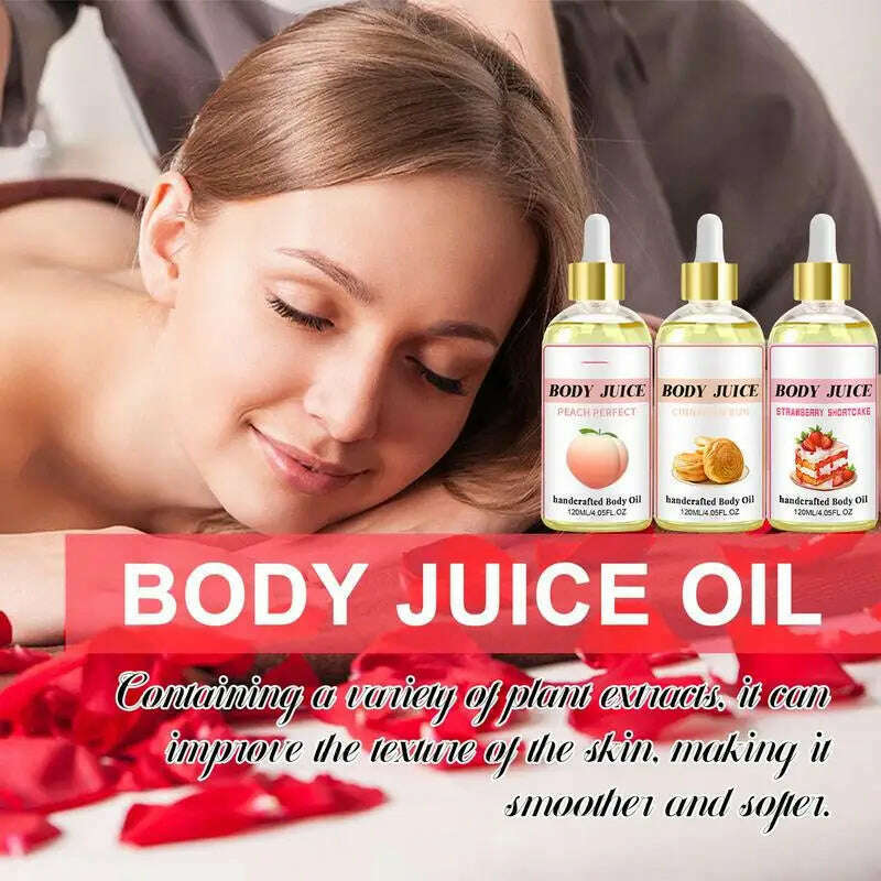 KIMLUD, Body Juice Massage Oil Strawberry Serum Anti Dark Spots Smooth Moisturizing Relax Repair Aromatherapy Glow Relieve Dry Skin Care, KIMLUD Womens Clothes