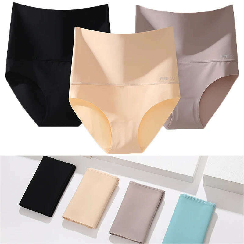 KIMLUD, Bodyshaper High Waist Seamless Panties Women Underwear Anti-bacteria Soft Crotch Briefs for Female Intimates Lingerie Shapewear, KIMLUD Womens Clothes