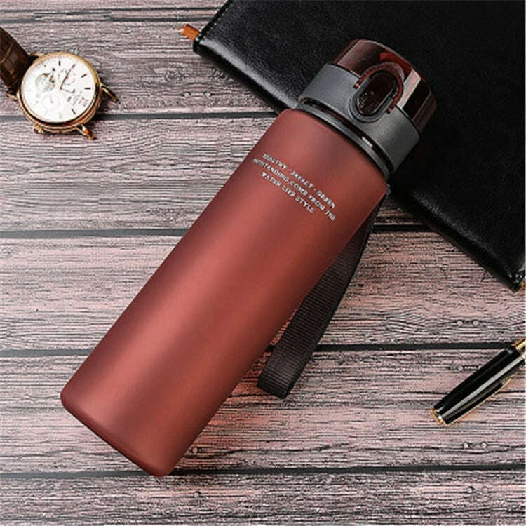 KIMLUD, Brand BPA Free Leak Proof Sports Water Bottle High Quality Tour Hiking Portable My Favorite Drink Bottles 400ml 560ml, 400ml / Red, KIMLUD APPAREL - Womens Clothes