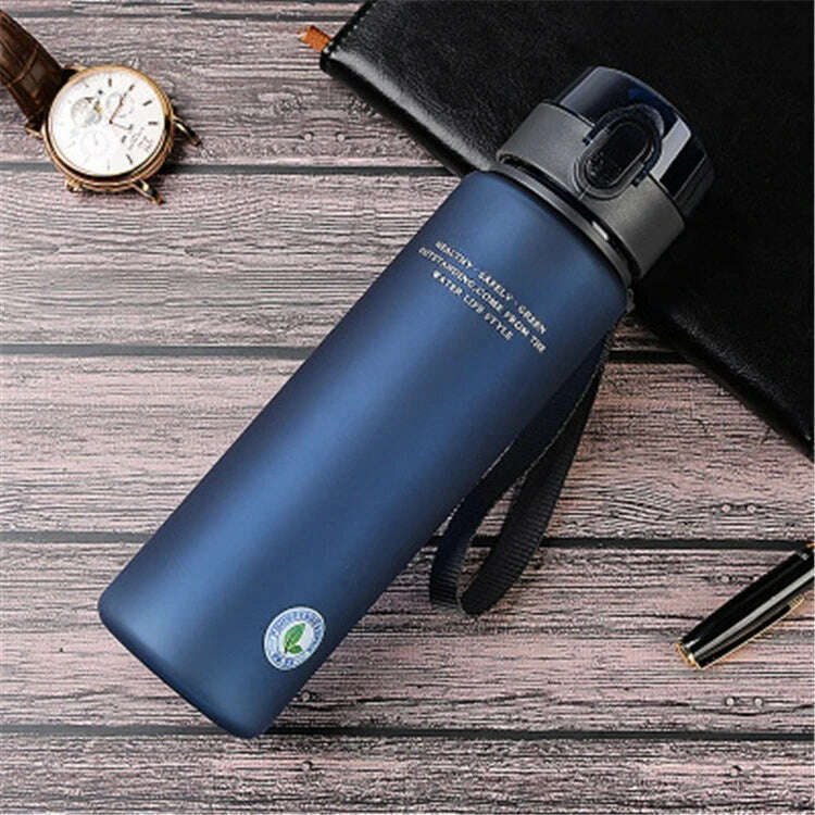 KIMLUD, Brand BPA Free Leak Proof Sports Water Bottle High Quality Tour Hiking Portable My Favorite Drink Bottles 400ml 560ml, 560ml / Blue, KIMLUD APPAREL - Womens Clothes