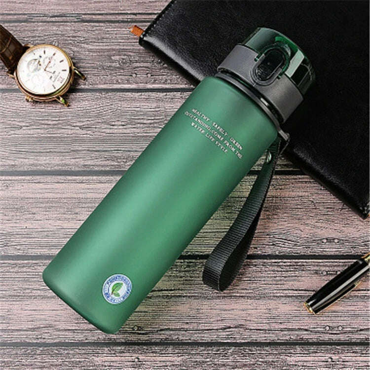 KIMLUD, Brand BPA Free Leak Proof Sports Water Bottle High Quality Tour Hiking Portable My Favorite Drink Bottles 400ml 560ml, 400ml / Green, KIMLUD APPAREL - Womens Clothes