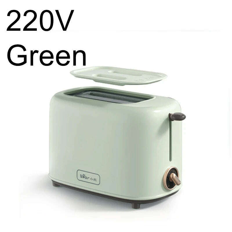 KIMLUD, Bread Toaster  for sandwiches Waffle maker electric kitchen Double Oven 220V mini Toaster hot air convection for headed bread, TS01-green / CHINA, KIMLUD APPAREL - Womens Clothes