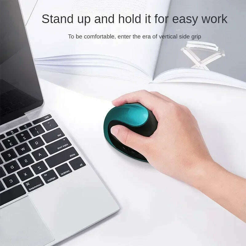 KIMLUD, BTS-908 Hot Selling Rechargeable Vertical Mice Ergonomic Wireless Mouse 2.4G USB Receiver 1600 Adjustable DPI 6 Buttons Mouse, KIMLUD Womens Clothes