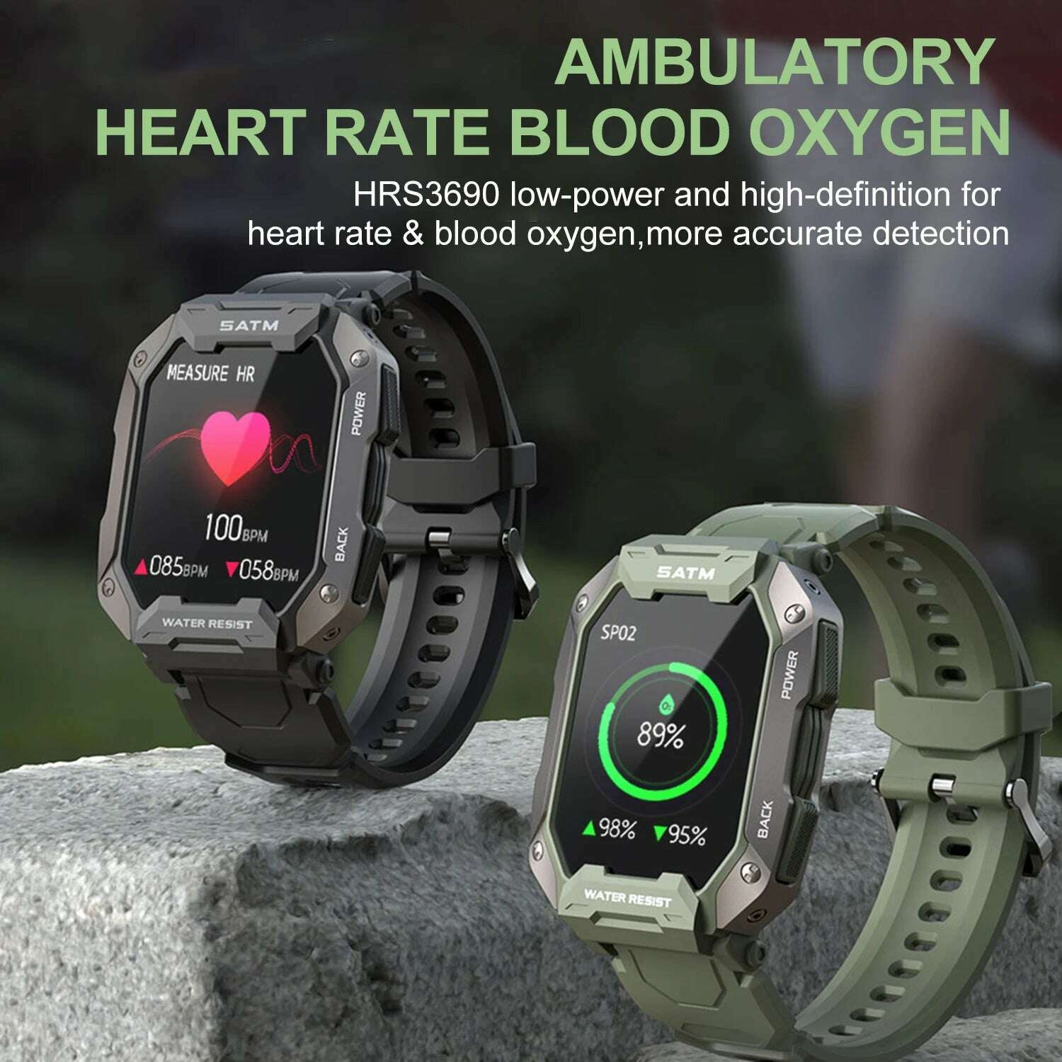 C20 Military Smart Watch Men Carbon Black Ultra Army Outdoor IP68 Waterproof Heart Rate Blood Oxygen Monitor Smartwatch 2023 - KIMLUD