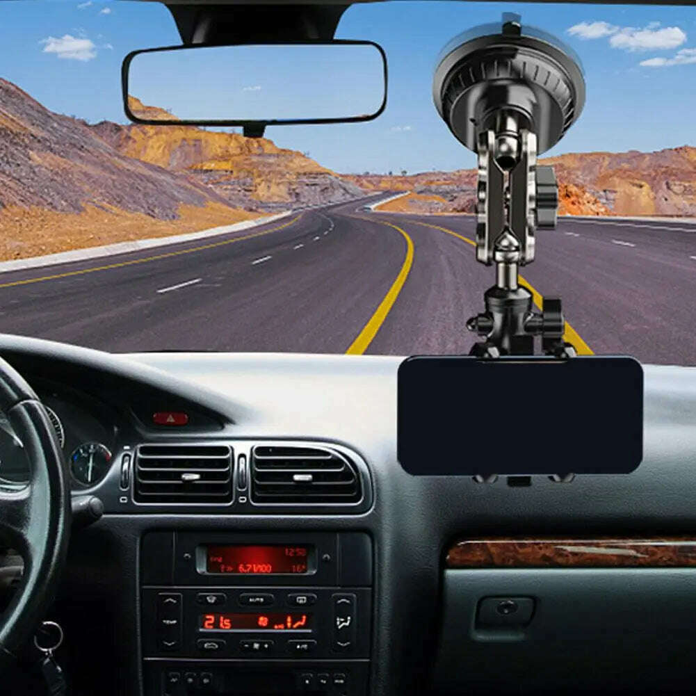 Car Shooting Mobile Phone Bracket Selfie Fixed Universal Outdoor Travel Self-driving Sucker Bracket For Car Window Windshield - KIMLUD