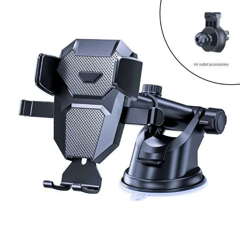 Car Sucker Phone Holder Cell Phone Mount Stand Car Windshield Dashboard GPS Rotation Bracket for iPhone Samsung Car Phone Holder - KIMLUD