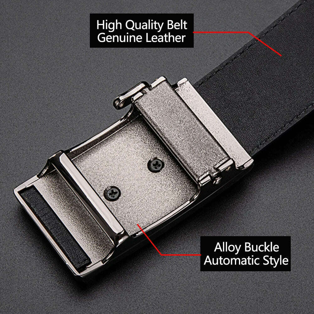 KIMLUD, Ciartuar Leather Belt for Men Genuine Leather Mens Belts Luxury Designer Brand High Quality Leather Belt Male Strap Ceinture, KIMLUD Womens Clothes