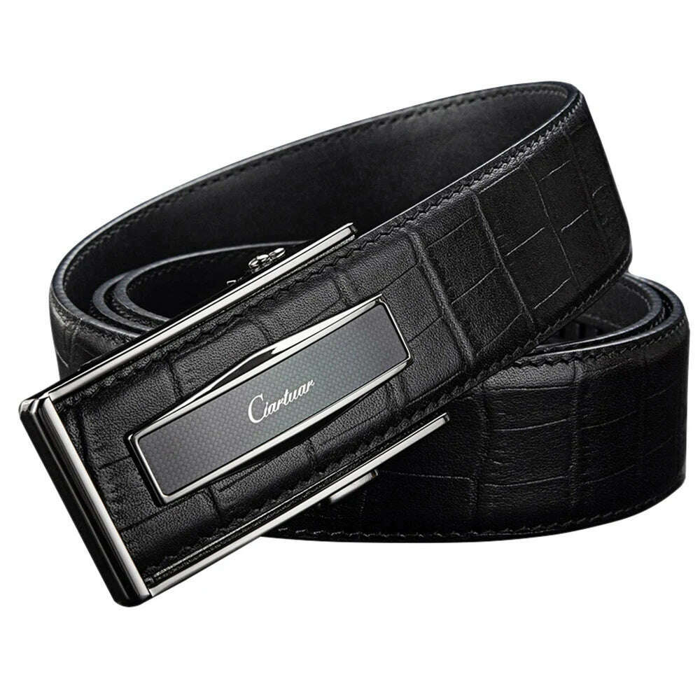 KIMLUD, Ciartuar Leather Belt for Men Genuine Leather Mens Belts Luxury Designer Brand High Quality Leather Belt Male Strap Ceinture, KIMLUD Womens Clothes