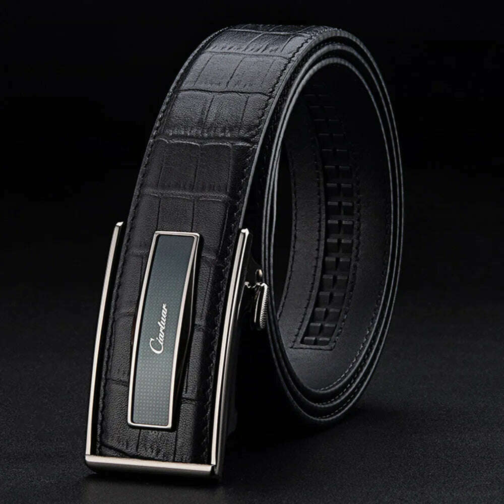 KIMLUD, Ciartuar Leather Belt for Men Genuine Leather Mens Belts Luxury Designer Brand High Quality Leather Belt Male Strap Ceinture, H45450 Black / 105cm / CHINA, KIMLUD APPAREL - Womens Clothes