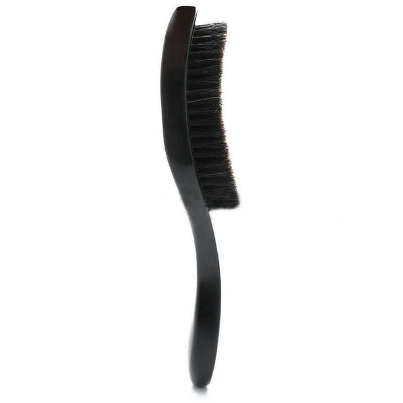 KIMLUD, Comb Men Slcked Black Styling Comb Beard Hair Brushes Beech Texture Massage Waves Anti-knots Barber Hair Accessories Hair Care, KIMLUD Womens Clothes