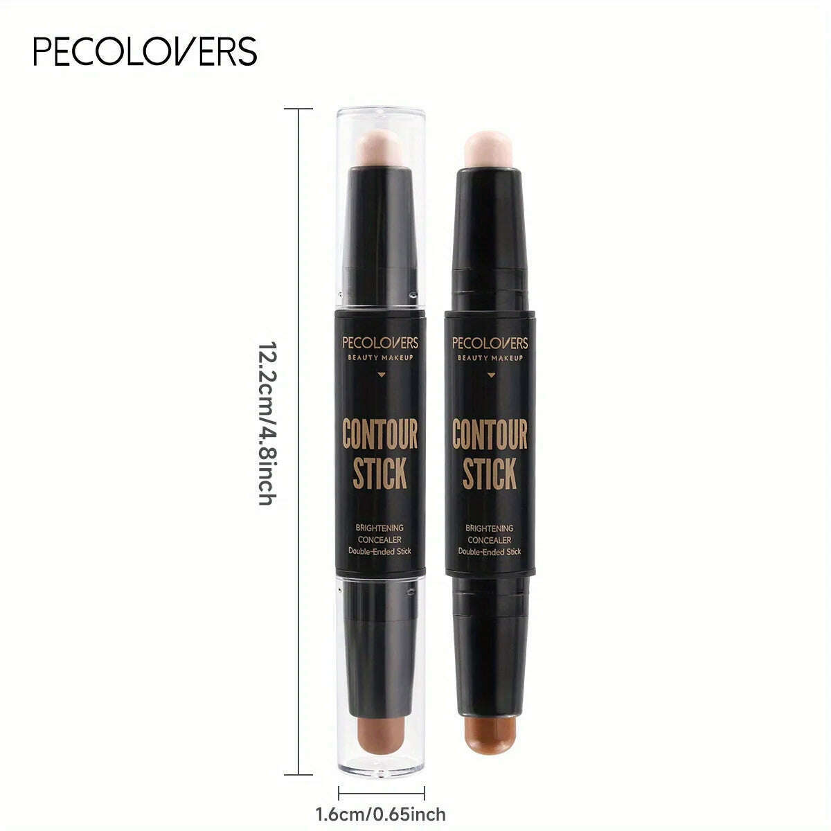 KIMLUD, Contouring Stick with Double-headed Concealer Highlighter for Three-dimensional Nose Bridge Shadow V Face High Nose Bridge, KIMLUD Womens Clothes