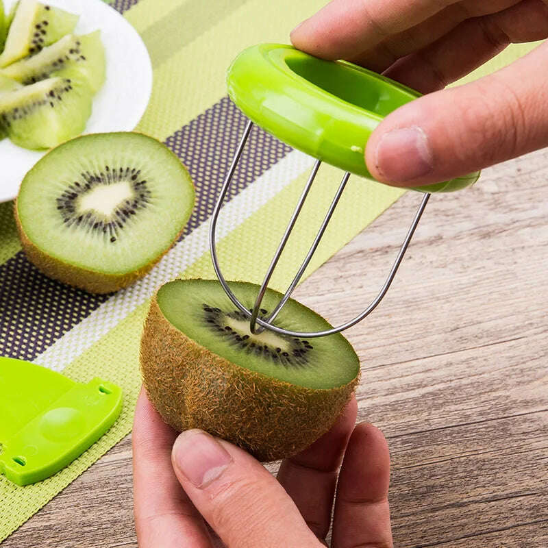 KIMLUD, Detachable Kiwi Cutter Kitchen Creative Fruit Peeler Salad Cooking Tools Lemon Peeling Gadgets Kitchen Gadgets and Accessories, KIMLUD Womens Clothes