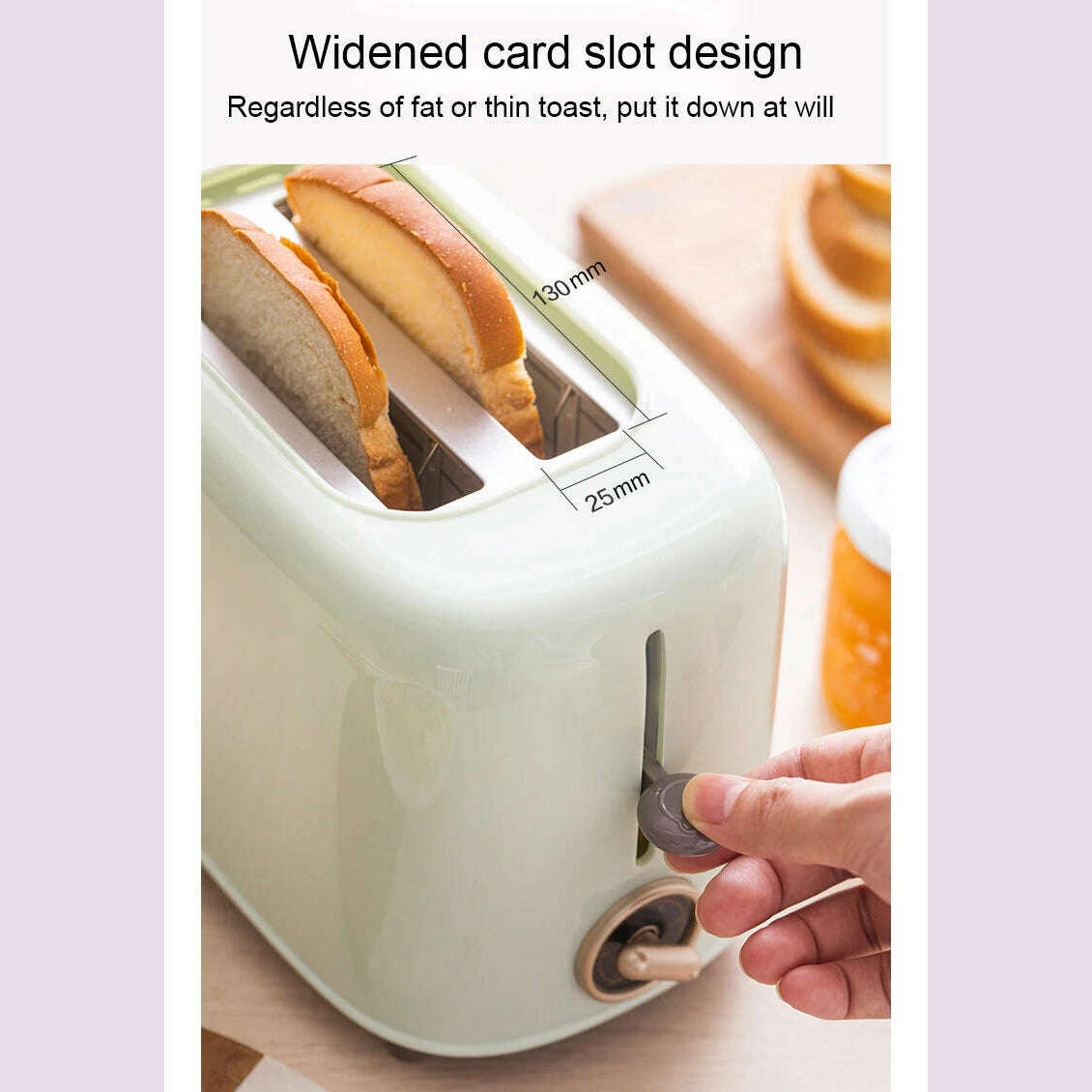 DMWD Household Toaster With 2 Slices Slot Automatic Warm Multifunctional Breakfast Bread Baking Machine 680W Toast Maker EU US - KIMLUD