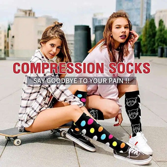 KIMLUD, Dropship Compression Stockings Batch Socks Varicose Veins Nurse Socks Football Running Men Women Outdoor Sports Socks Unisex, KIMLUD Womens Clothes