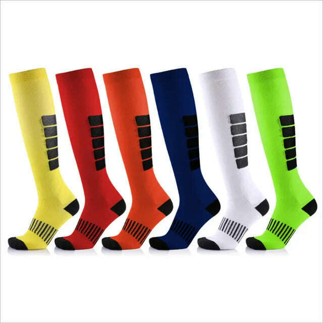 KIMLUD, Dropship Compression Stockings Batch Socks Varicose Veins Nurse Socks Football Running Men Women Outdoor Sports Socks Unisex, 6 PairsOMIX-YS1007-1 / S-M, KIMLUD APPAREL - Womens Clothes