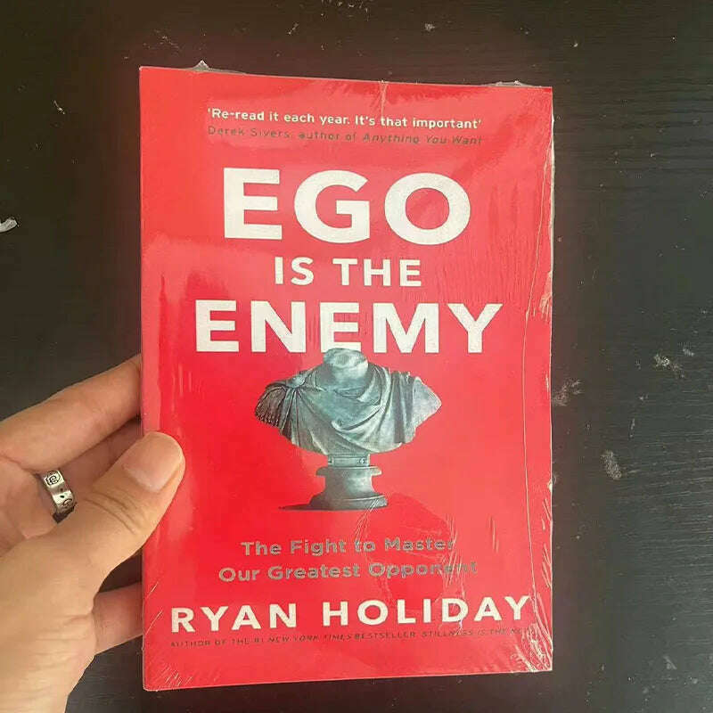 KIMLUD, EGO IS THE ENEMY By Ryan Holiday Paperback Novel #1 New York Times Bestseller Book, KIMLUD Womens Clothes