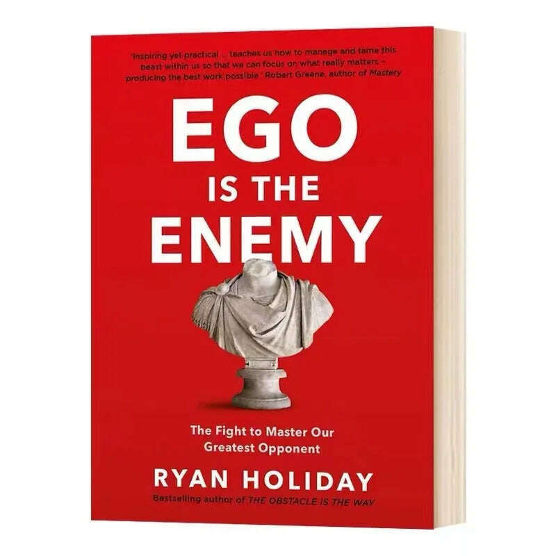 KIMLUD, EGO IS THE ENEMY By Ryan Holiday Paperback Novel #1 New York Times Bestseller Book, KIMLUD Womens Clothes