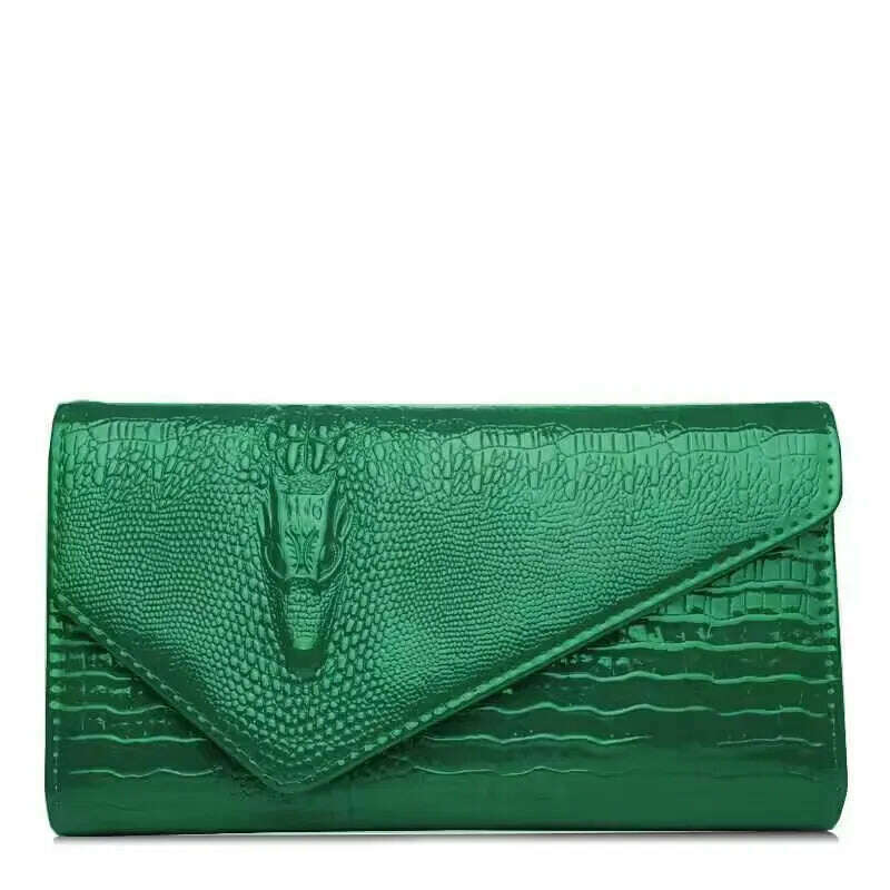 KIMLUD, European America Fashion Silver Women's Bag Luxury Shoulder Bags Travel Crossbody Bags for Woman 2024 New Chain Handbags Purses, green, KIMLUD APPAREL - Womens Clothes