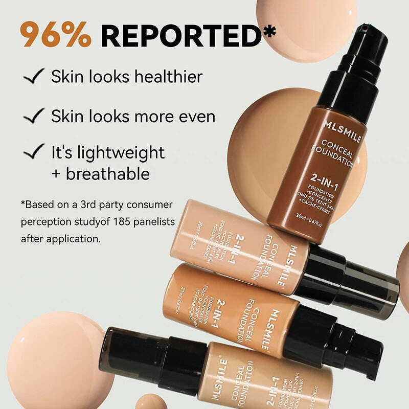 KIMLUD, Face Foundation Cream Oil-Control Matte BBCream Waterproof Lasting Concealer Liquid Full Coverage Matte Base Professional Makeup, KIMLUD Womens Clothes