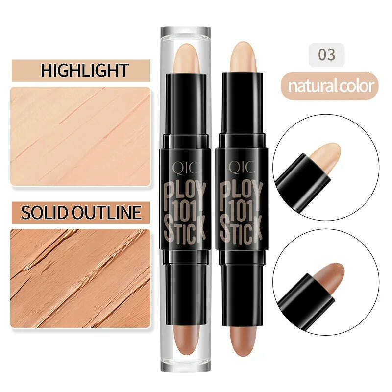 KIMLUD, Face Freckles Foundation Concealer Pen Long Lasting White Dark Circles Corrector Contour Eye Stick Pencil Cosmetic Makeup, 03, KIMLUD APPAREL - Womens Clothes