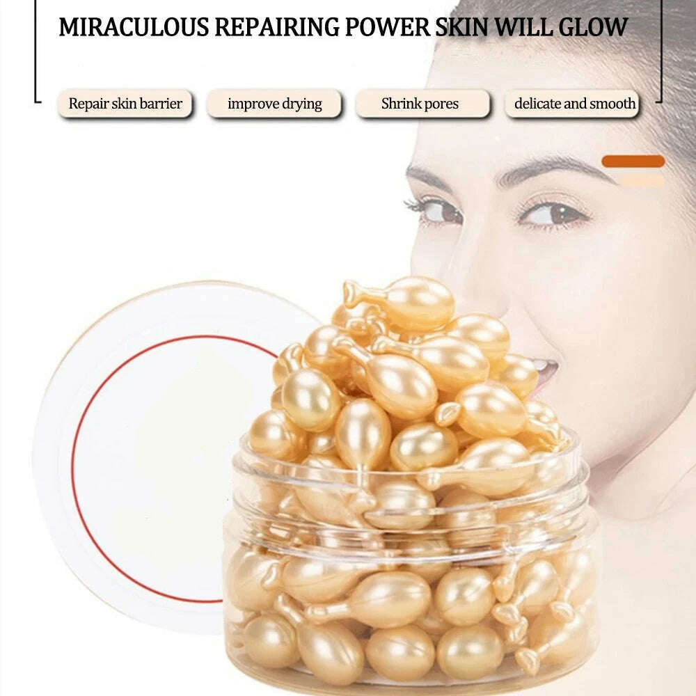 KIMLUD, Facial Care Fullerene Capsule Lifting Firming Wrinkle Serum Elasticity Repair Rejuvenat Anti Wrinkle Skin Care Essence, KIMLUD Womens Clothes