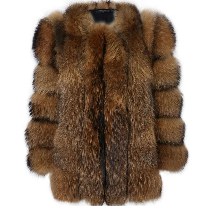 KIMLUD, Fall Faux Fur Jackets for Women Long Puff Sleeve Woman Coat Solid Short Warmth Outerwear Clause Ladies Elegant Streetwear, Brown 1 / 5XL, KIMLUD APPAREL - Womens Clothes