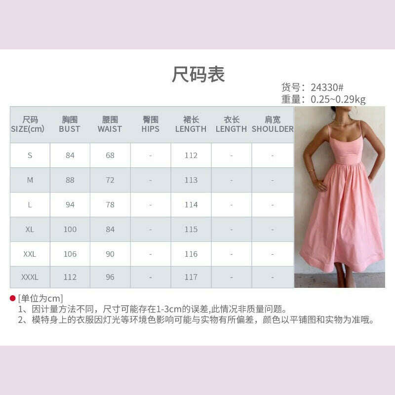 KIMLUD, Fashion Pink Pleated Strap Dress Women Elegant Solid Sleeveless Midi Dresses 2024 Summer Casual Female Robe Vestidos Holiday, KIMLUD Womens Clothes