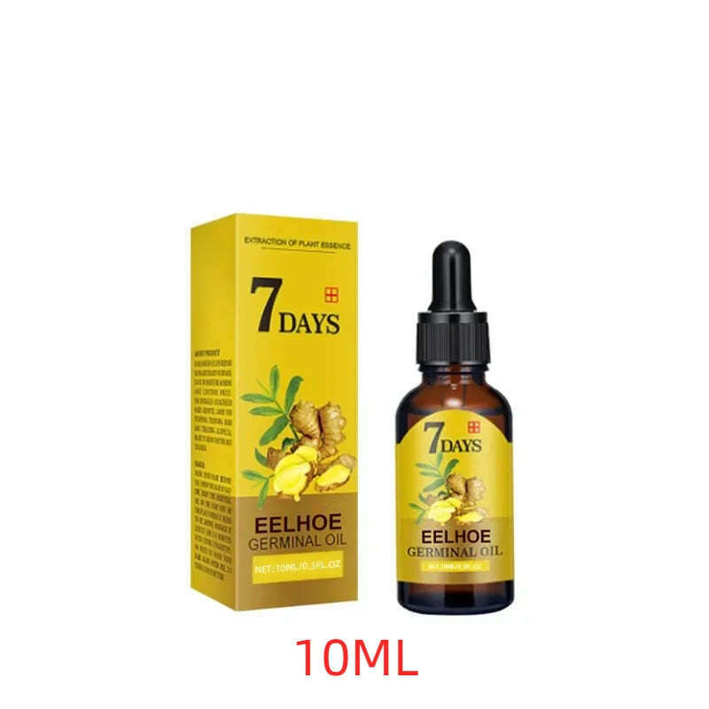 KIMLUD, Fast Hair Growth Ginger Growth Hair Oil Treatment Anti Hair Loss Men Women Scalp Treatment Serum Products Beauty Health, 10ML, KIMLUD APPAREL - Womens Clothes