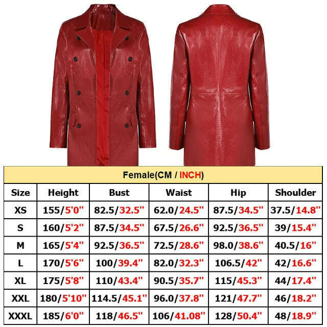 KIMLUD, Female Web Cosplay Madame Jacket Costume Movie Role Play For Adult Women Outfit Fantasy Leather Coat Halloween Carnival Suit, Female / M, KIMLUD APPAREL - Womens Clothes