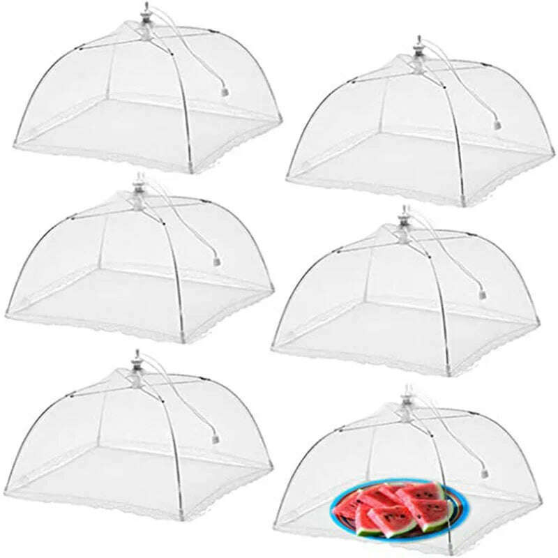 KIMLUD, Foldable Food Mesh Cover Fly Anti Mosquito Pop-Up Food Cover Umbrella Meal Vegetable Fruit Breathable Cover Kitchen Accessories, KIMLUD Womens Clothes