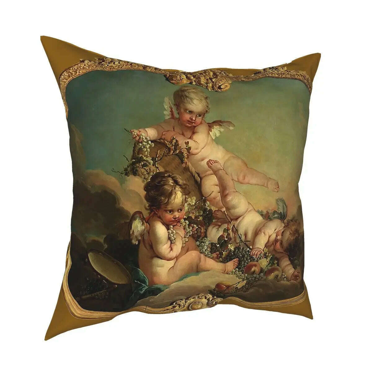 KIMLUD, Francois Boucher Venus Pillowcase Decoration Cushions Throw Pillow for Sofa Polyester Double-sided Printing Creative, 2 / 30x30cm 12x12in, KIMLUD APPAREL - Womens Clothes