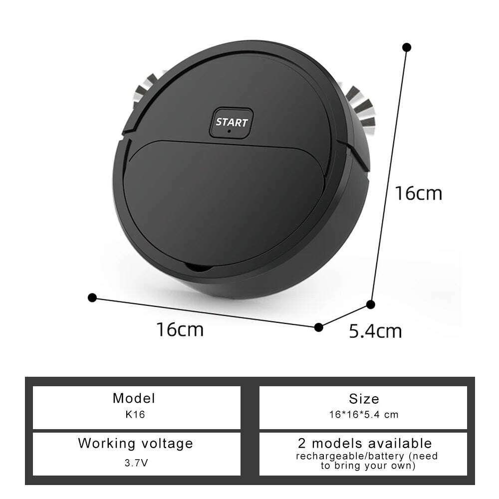 KIMLUD, Fully Automatic Sweeping Robot Sweep Vacuum Cleaner Mopping The Floor Mini Cleaner Home Use Lazybones Intelligent 3 In1 Sweeper, KIMLUD Womens Clothes