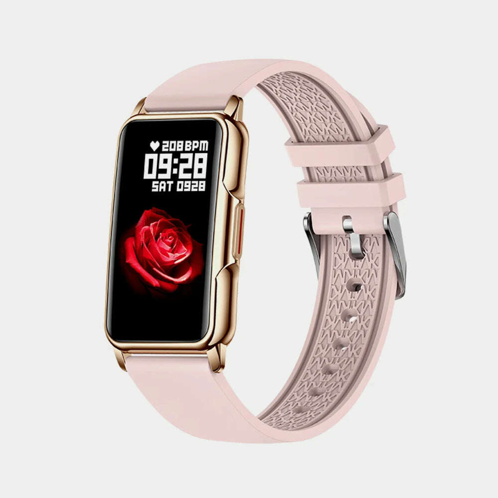 GFORDT Ladies Smart Watch Women Luxury Diamond watches Heart Rate Monitor Fitness Tracker Smartwatch For Huawei Xiaomi Phone - KIMLUD