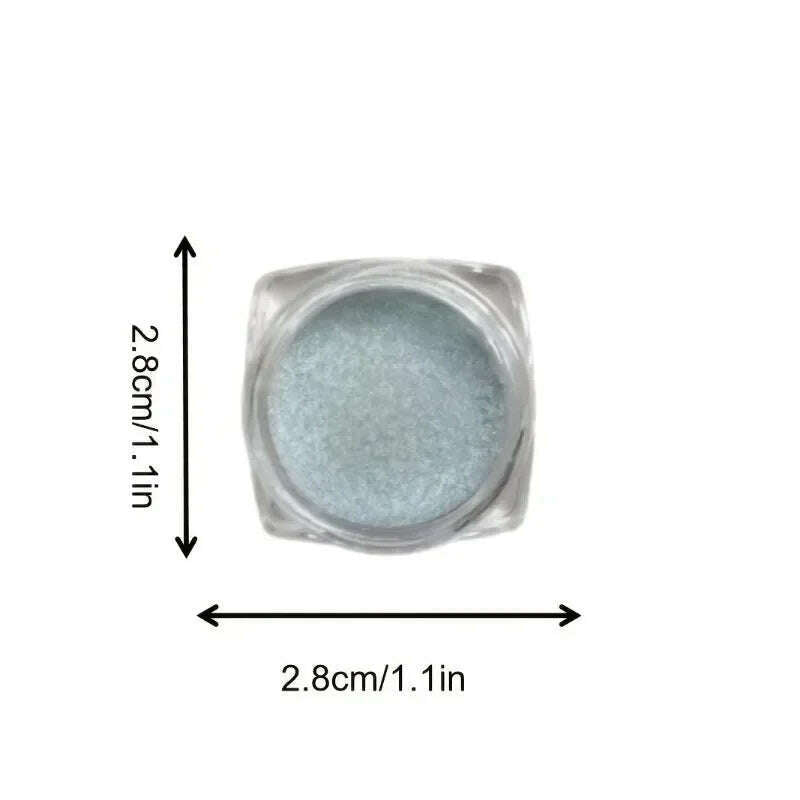 KIMLUD, Glitter Eyeshadow Powder, Long Lasting Chrome Chameleon Holographic Eyeshadow Powder Pigment Eye Makeup For Women Cosmetic, KIMLUD Womens Clothes