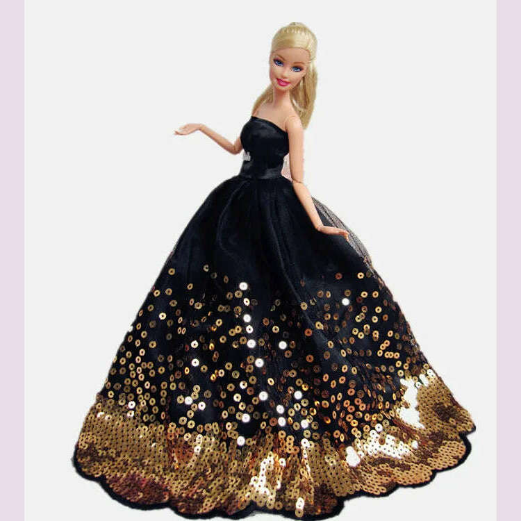 KIMLUD, handmade Clothes for barbie dress for barbie Clothes evening dress doll for barbie accessories wedding dresses clothes lot dolls, KIMLUD Womens Clothes