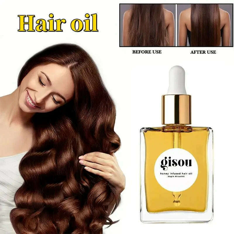 KIMLUD, Honey Hair Care Essential Oil Long Lasting Improves Dry Restless Hair Care Fragrance Retention Flexibility Hair Conditioner, KIMLUD Womens Clothes