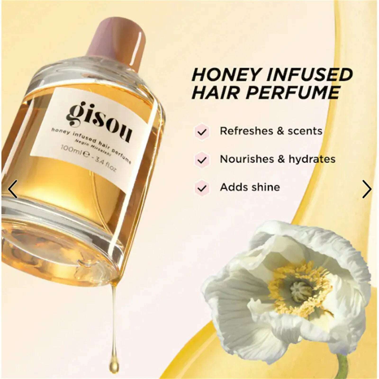 KIMLUD, Honey Infused Hair Perfume Pocket Size A Travel-Friendly With Sweet Notes Of Honey Blended Into Spring Florals 1.7 Fl Oz/50ml, KIMLUD Womens Clothes