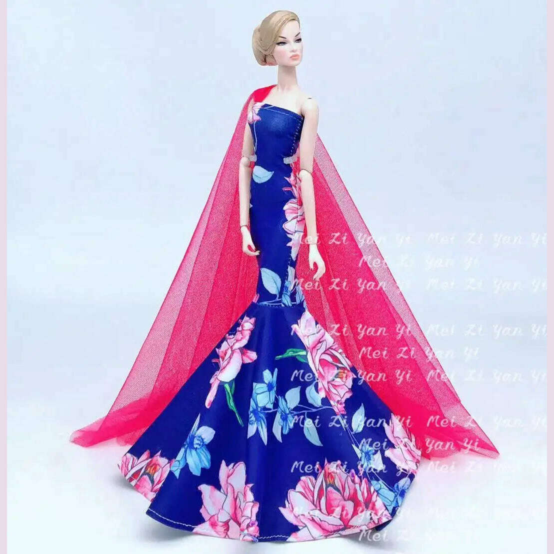 KIMLUD, hot Wedding Dress for Barbie Doll Princess Evening Party Clothes Wears Long Dress Outfit Set for barbie clothes, see chart18, KIMLUD APPAREL - Womens Clothes